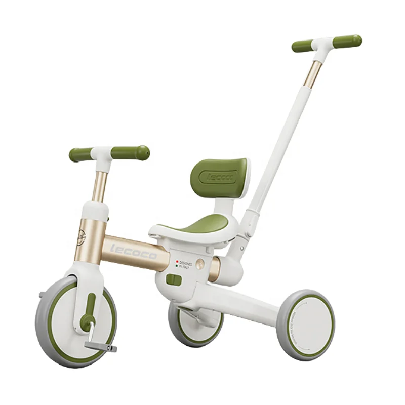 Best Price High Quality 5 IN 1 Baby Ride On Car with Handle Bar Tricycle for Kids 1-4 Years Old Adjustable Height Baby Tricycle