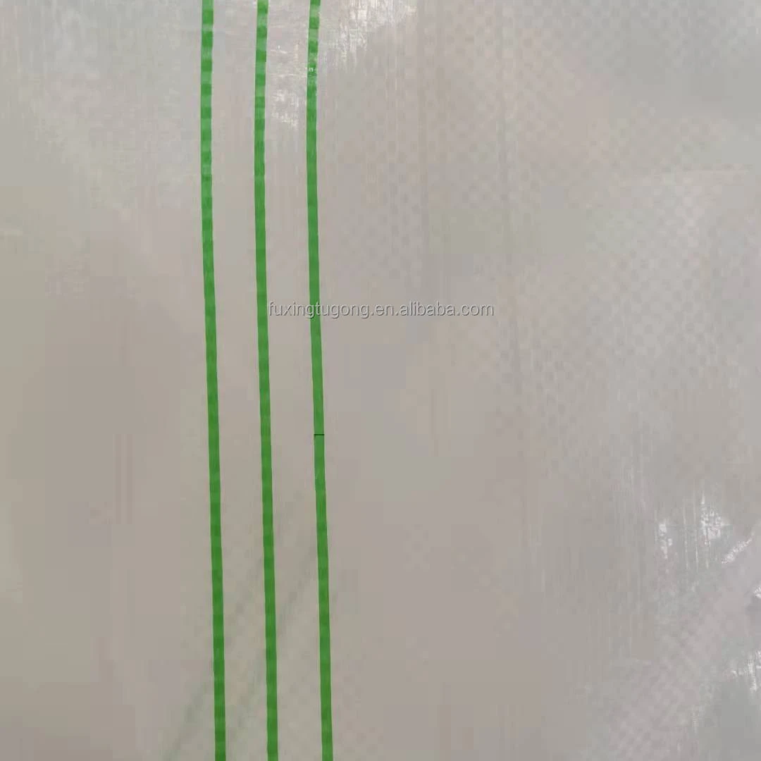 transparent agricultural  PP woven geotextile fabric greenhouse  140g white color