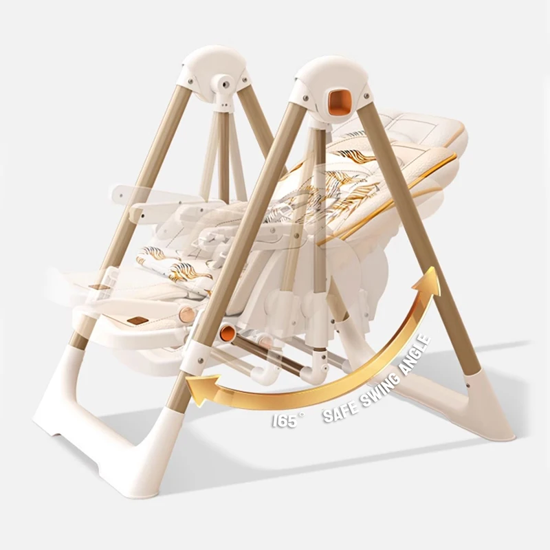 New Style Swing Baby High Chair Swing Seat Luxurious Baby Feeding Chair