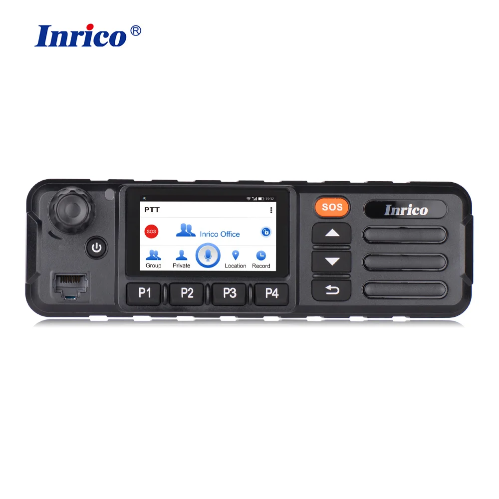 Inrico Vehicle cb Mobile Radio Transceiver android intercom walkie talkie with sim card mobile radio TM-7