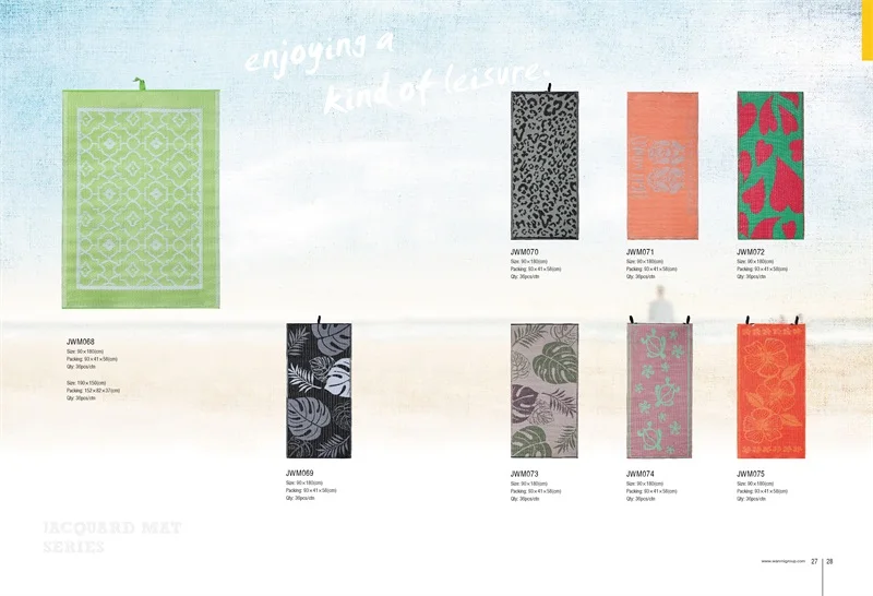 
Double layer custom waterproof pp camping sand free beach folding ma 