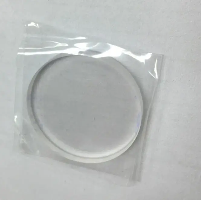 Laser Protective Windows of 27.9X4.mm Double Convex Coating Process High Quality Crystal