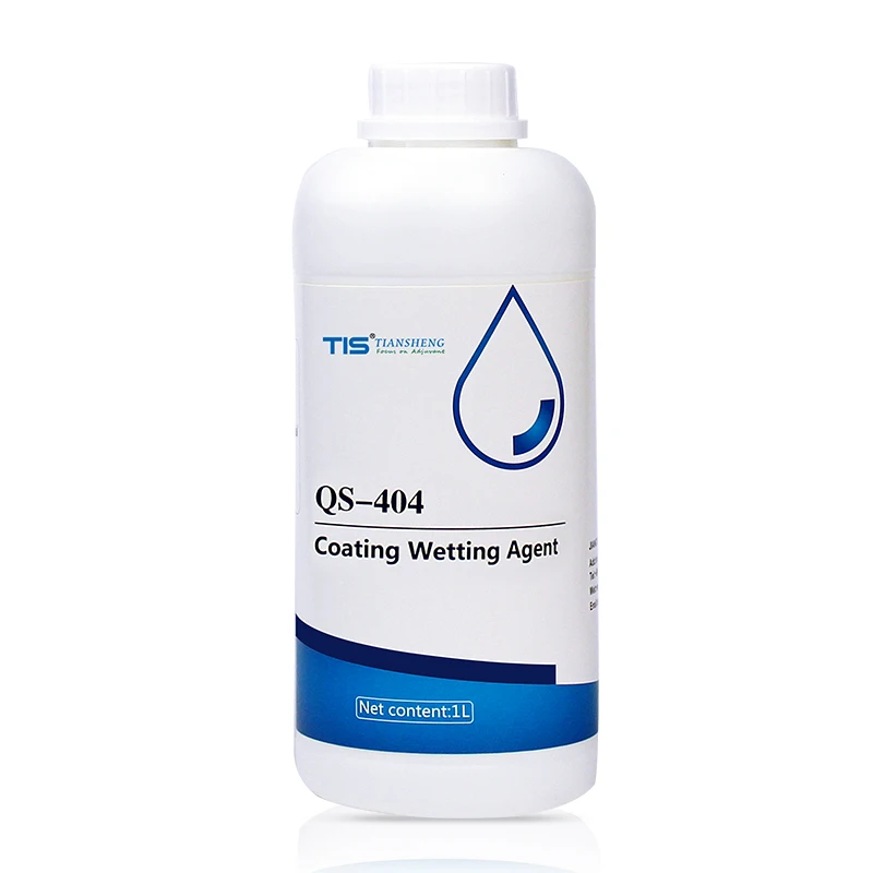 Water Based Auxiliary Coating Material Wetting Agent Polyether Modified Polysiloxane QS-404