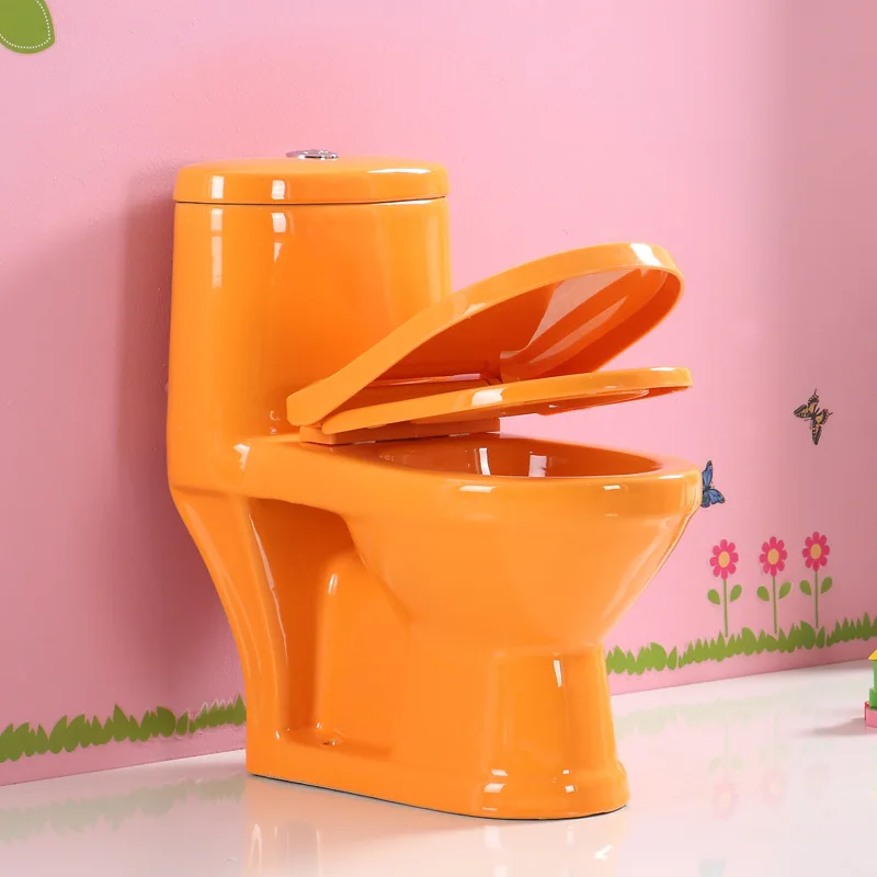
Colorful Bathroom Ceramic Kindergarten special children Chinese Wc Toilet 
