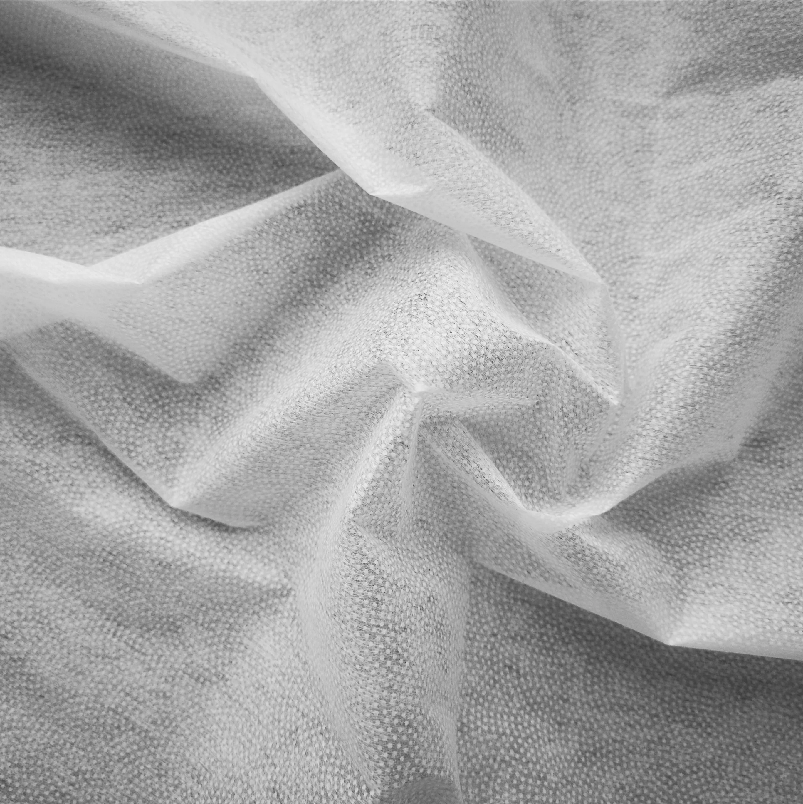 Shirt paste dot nonwoven fusing adhesive interlining entretela iron on interfacing fabric