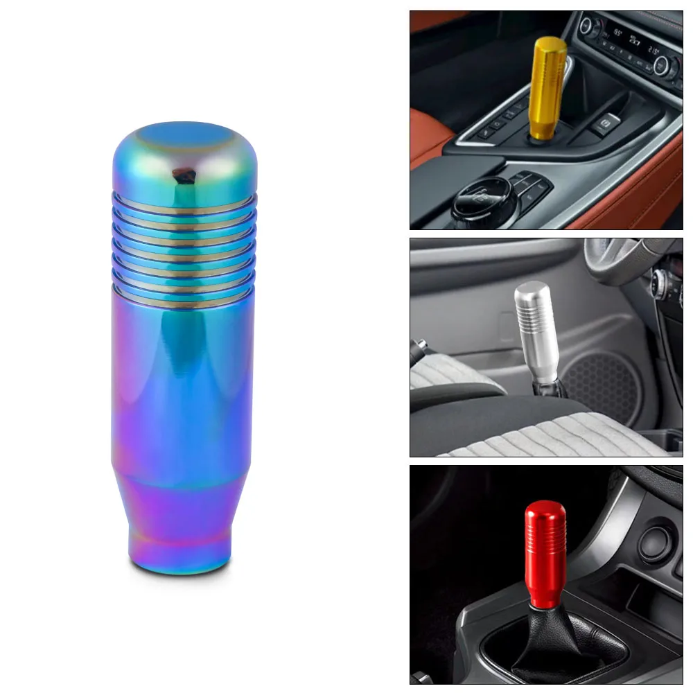 85MM Stylish Gear Shift Knob Stick Manual Transmission Universal Car Aluminum Extended JDM Gear Shifter Gear Head Knob NO LOGO