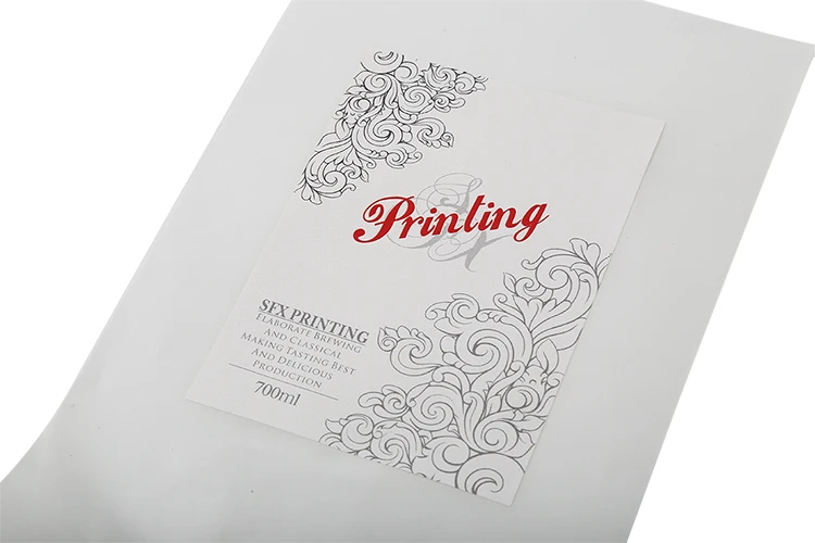 Customize all kinds of packaging labels stickers printing packaging stickers wine labels