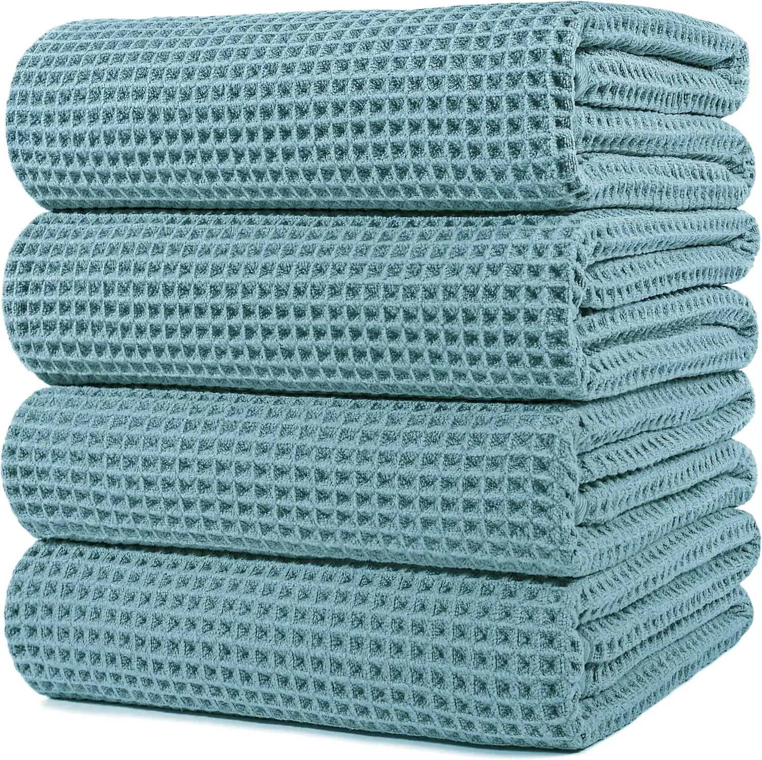 Super Soft Hand Towels Waffle Weave Towel Ultra Absorbent 100% Cotton Towel set for Bathroom