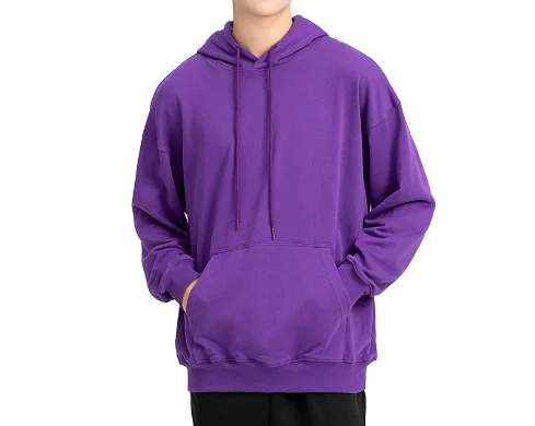 Hot sale cotton breathable blank custom logo free sample baggy french terry hoodie 460 gsm