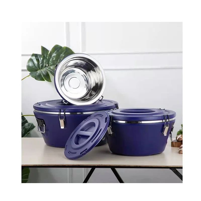 Factory Outlet 36l High Quality Cylindrical Stainless Steel And Pp Plastic Soup Barrel