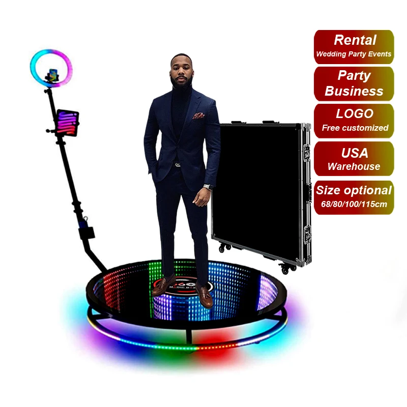 new adjustable photobooth 360 video booth supplier manufacturer rotating 369 360 photo booth automatic 2023 manual videobooth