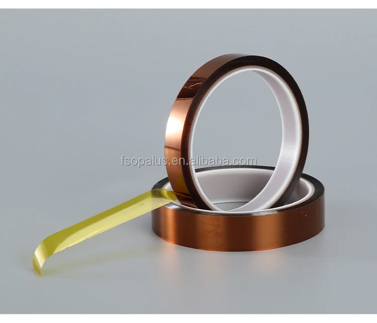 Custom Low Price Esd Die Cut Polyimide Black Kaptone Tape