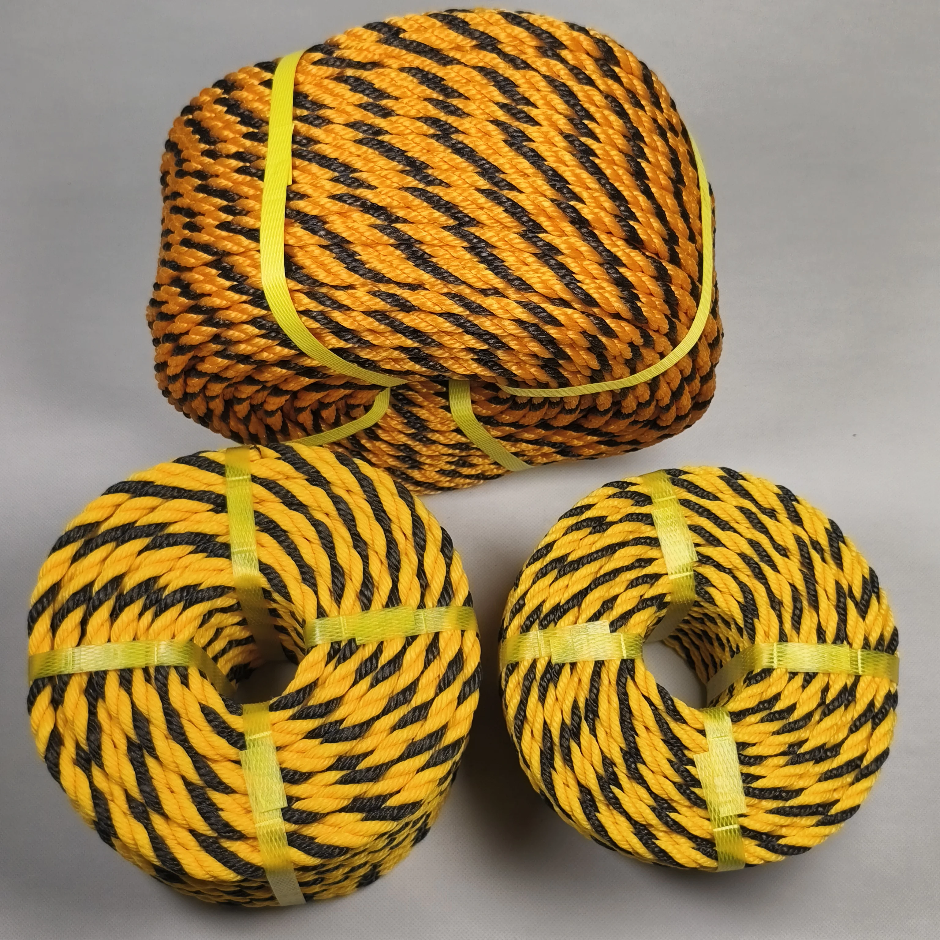Chimiao Low PriceTwist Rope Type 3 Strand Plastic Ropes /pp /Tiger for Wholesale