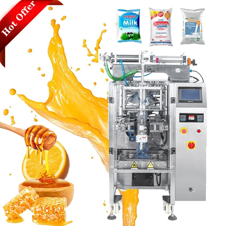 Свободно стоящий автоматический сок молока соус кетчуп шампунь вода Упаковка жидкий мешок наполнения запайки машина
