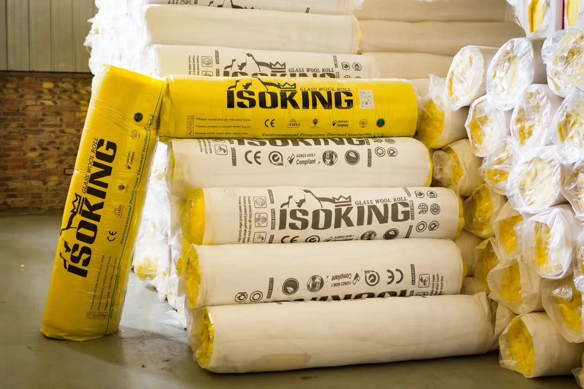 ISOKING Стекловолоконная Изоляция стекловата стандартная Чили manta de lana de vidrio de fiber
