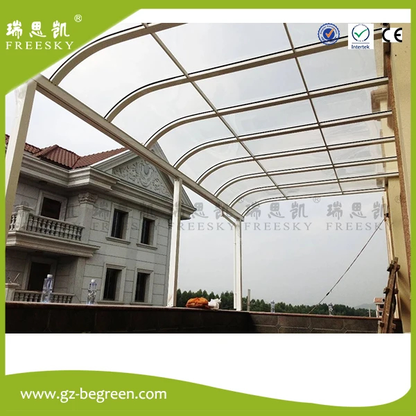 
windproof large shade Aluminum Hard Top Polycarbonate Pergola gazebo shed patio cover in china 