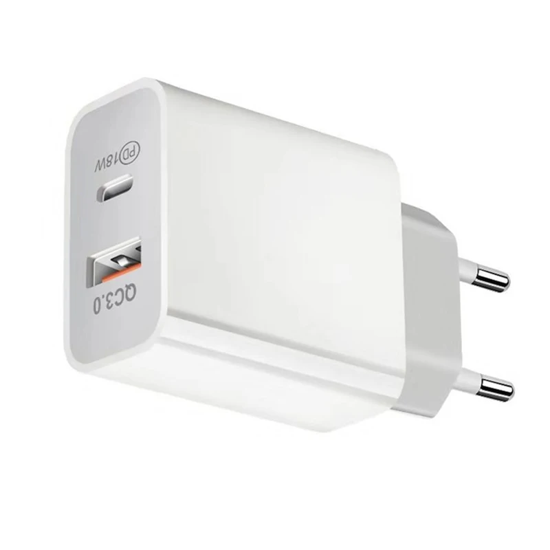 For IPhone 11 12 13 14 Wholesale Fast PD Charging Plug And Cable USB C Power Adapter Type-C 18w PD brick Charger