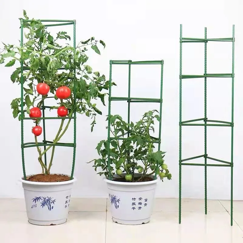 Climbing Vine Frame Plant Support Tomato Cage Gardening Bag Plastic Steel Pipe Flower Support Pile Rose Climbing Frame Mold CNC
