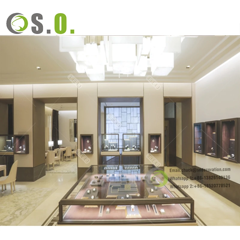 Jewelry Store Showcase  Luxury Jewellery Display Showcase  Jewelry Glass Counter Design
