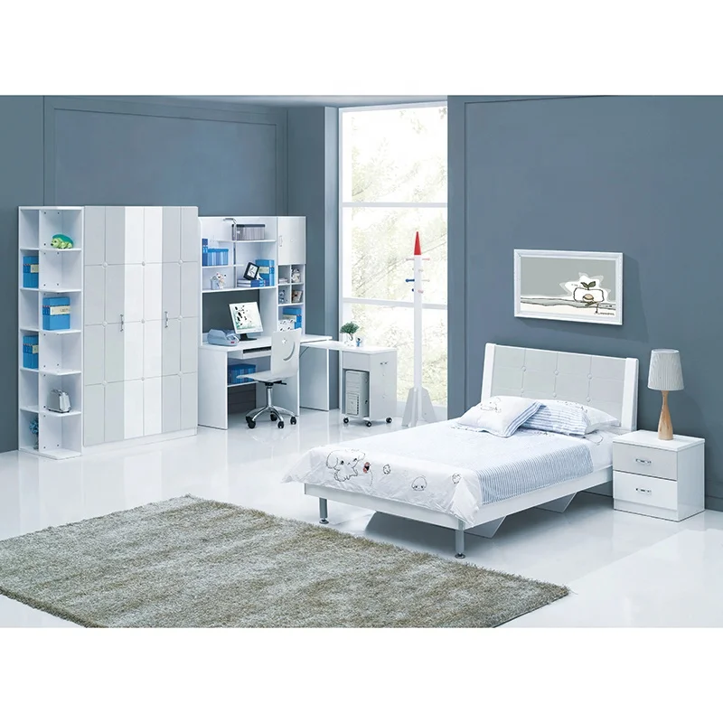 Hot Sale E1 Grade Kids Room  20KAD045 Kids Bedroom Furniture With Children Tables