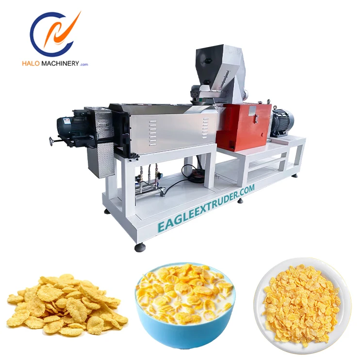 Jinan Halo Company Machinery Production Line Corn Flakes and Cereal Breakfast Machine