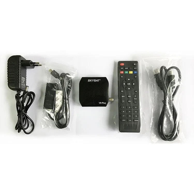  Бестселлер SKYSAT V9 PLUS Супер Мини HD спутниковый ТВ-приемник с поддержкой USB WIFI CS cccam newcamd Powervu biss