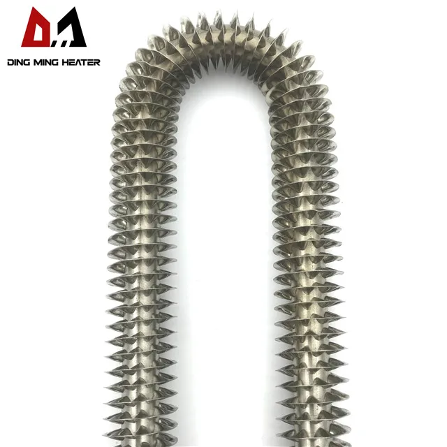 3kw 5kw 6kw U W I Industrial Electric Resistance Air Heater 120v Finned Tube Heater