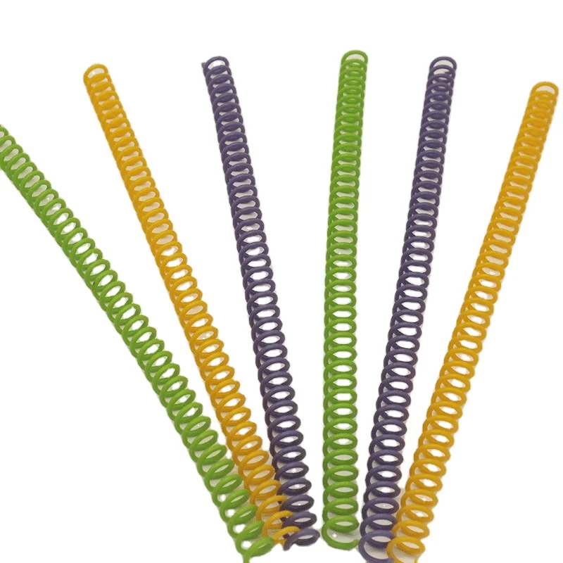 Металлическая спиральная катушка с нейлоновым покрытием NanBo, металлическая одинарная спиральная, металлическая одинарная катушка