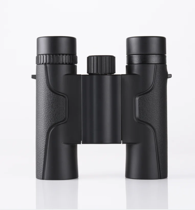 Kingopt rubber covering large eyepiece 8x25 compact binoculars for adults camping hiking outdoor sports