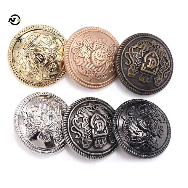 Metal Hand-stitched Buckles Cambered Anchor Buckle decorative buttons