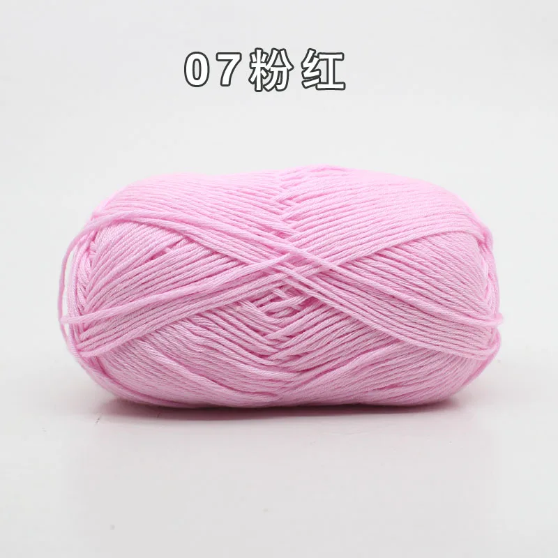 pure 100% cotton yarn 8 ply stock 1mm knitting sweater recycled dyed yarn supplier
