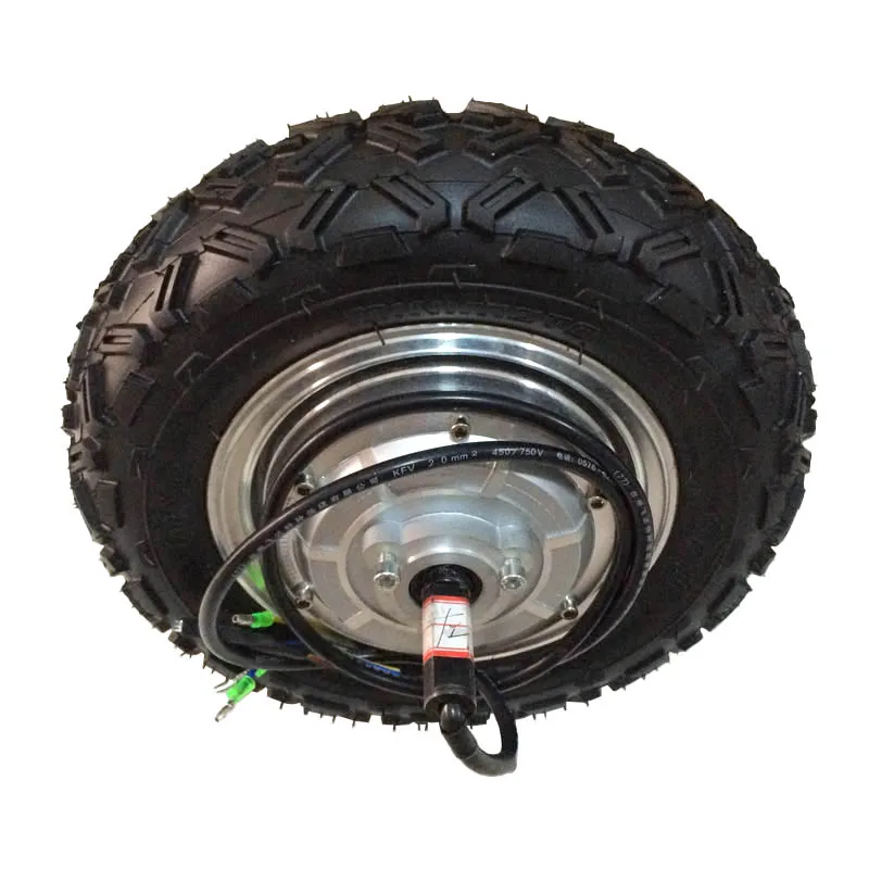 10 дюймов 24v-48v 350w-800w с бесщеточным двигателем постоянного тока без зубчатой передачи подойдет как для повседневной носки так вал электрический скутер Алюминиевая Передняя Ступица