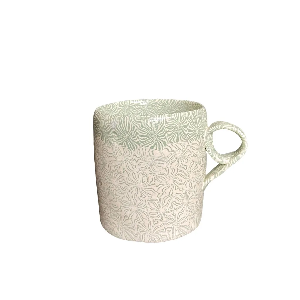 Beautiful Finishes Clay Kneading Pottery Wholesale Reusable Coffee Water Cup