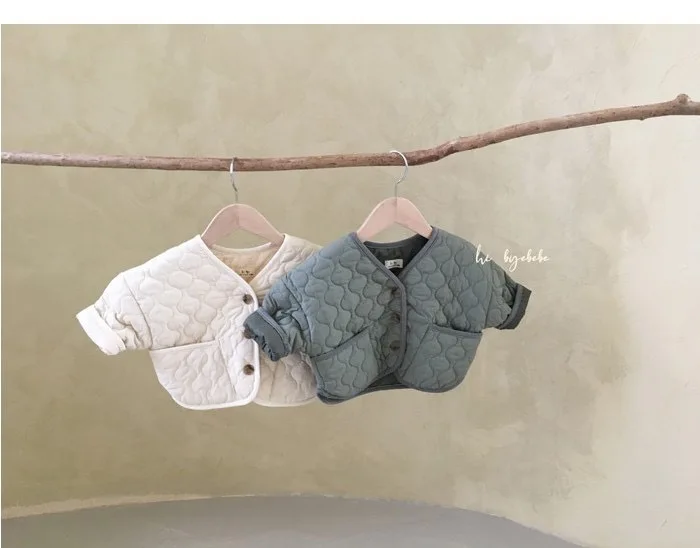 
Kids fashion coat Winter new Korean baby cotton coat thick warm cotton jacket long-sleeved top 