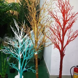 Lifelike artificial coral branches for home decoration, various colors of coral trees.