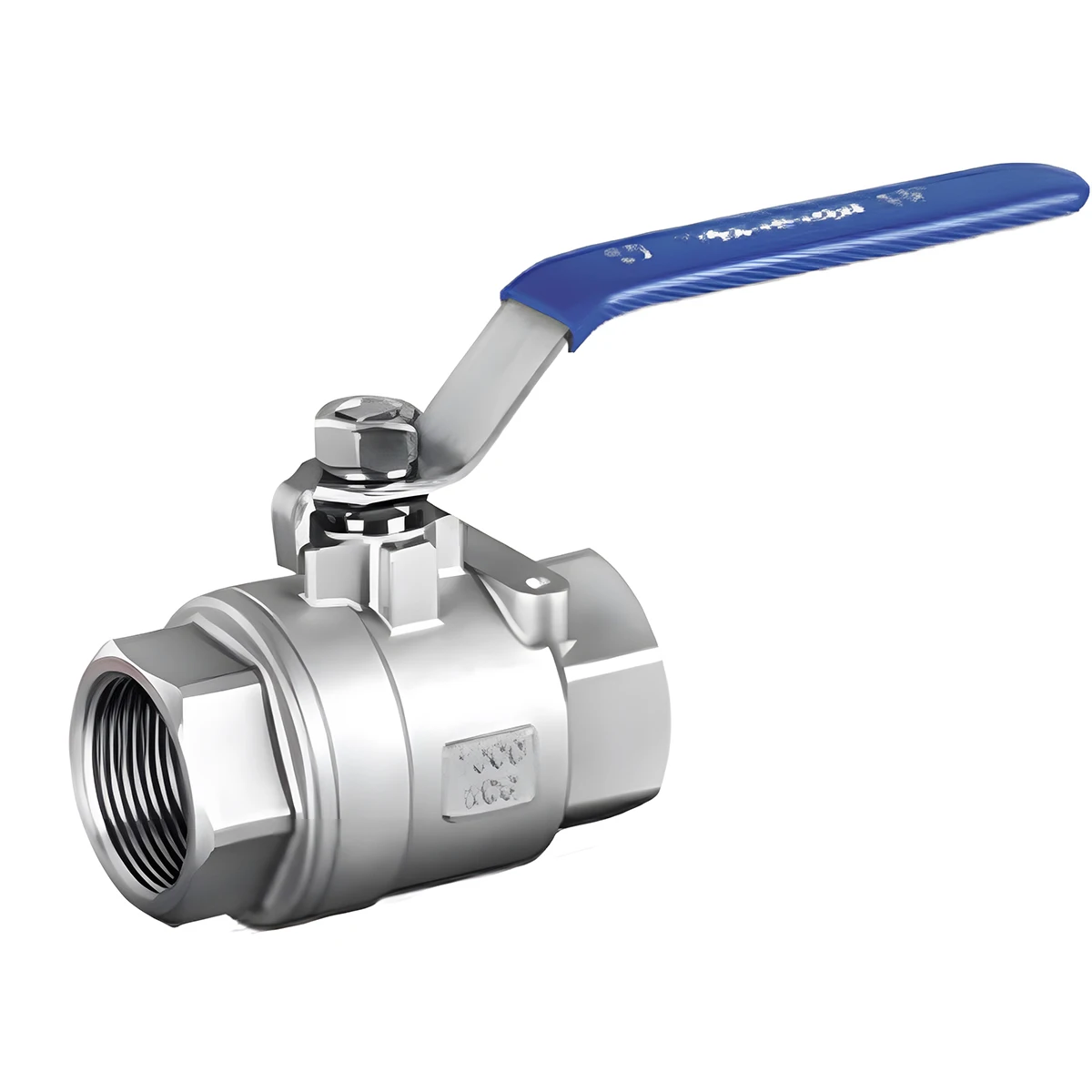 316 stainless steel ball valve two-piece high flow female threaded screwed valve