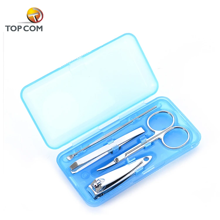 Оптовая продажа принадлежности для ногтей 4 в 1 аксессуары маникюра коробка набора