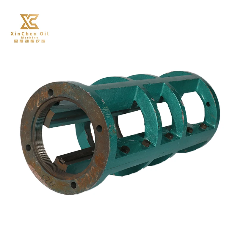 Screw Worms Cages Rings Rod Oil Press Machine Spare Parts Oil Press Spare Parts