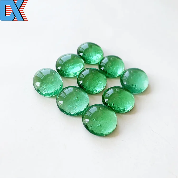 decorative clear back flat glass gems