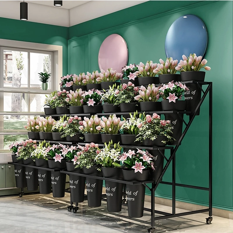 Metal plant stand Garden shelf Suitable for large flower pot rack display stand Indoor and outdoor flower stand