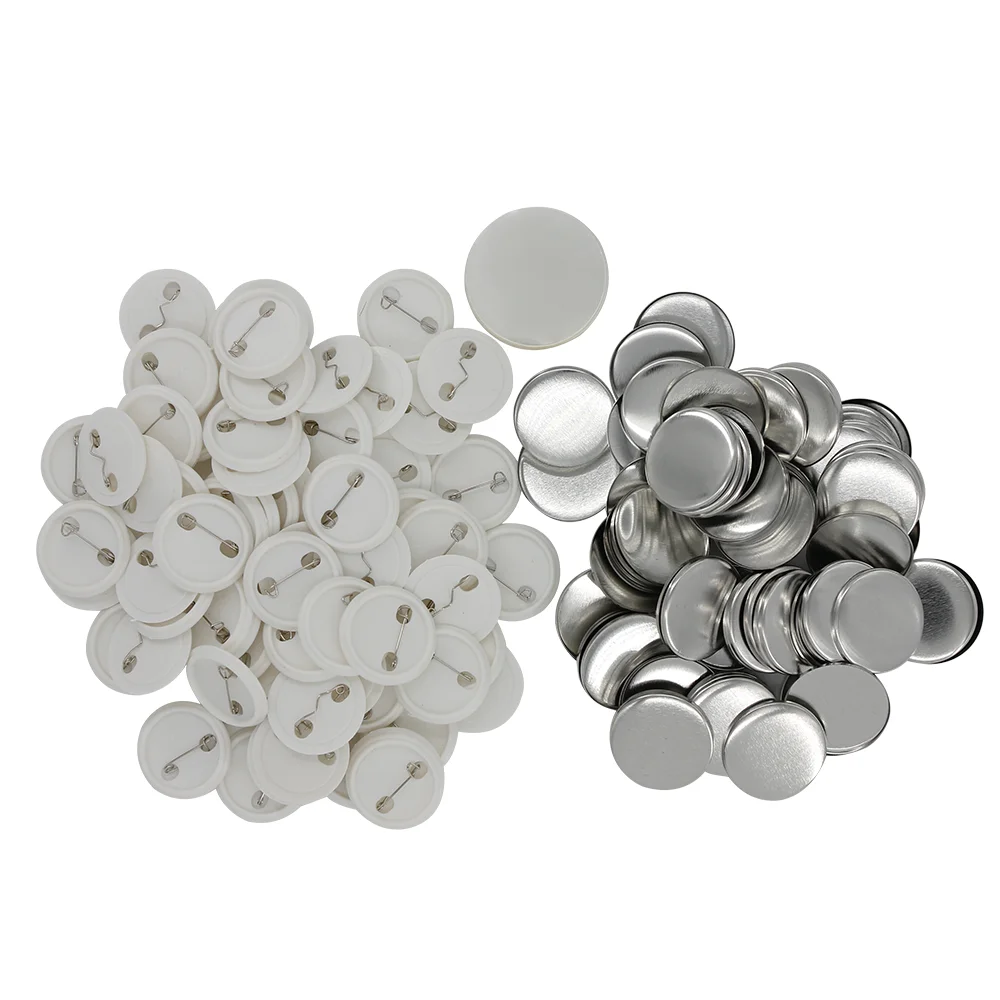 32mm Round Button Badge Parts Pin Back Supplies for Button Maker Machine