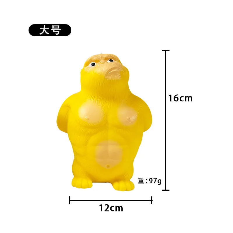 Wholesale Stress Relief Toy for Kids Gorilla Pinch Music PU Slow Rebound Toy Office Stress Relief Toy