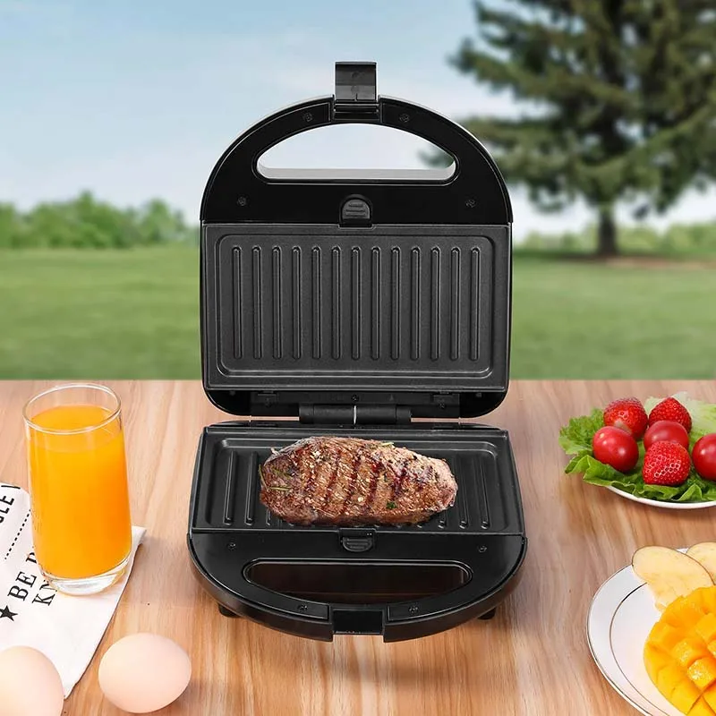 High Quality Household Non Stick Coating Plate Bread Toaster Electric Sandwich Maker 3 In 1 Waffle Maker With Custom Logo