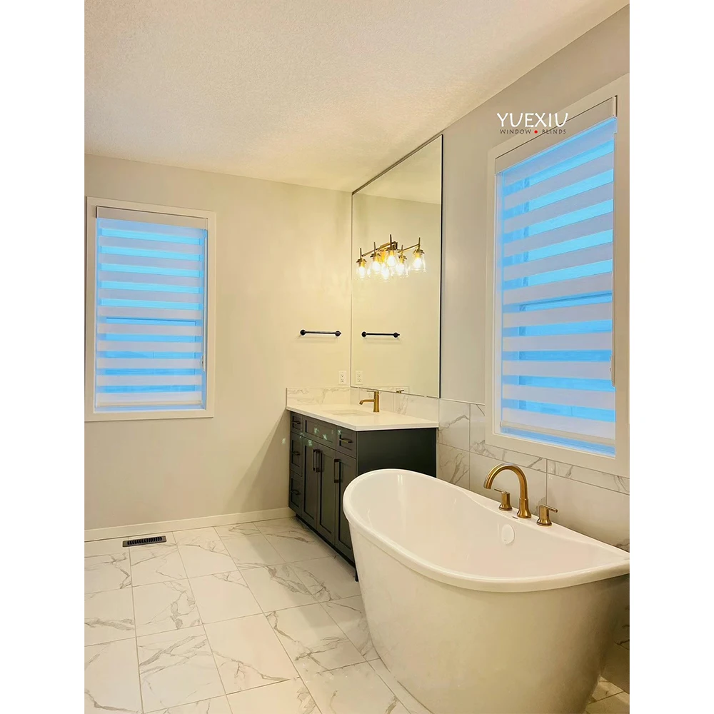 Factory Supply High Quality Roller Blinds Installation Manual Curtains Screen For Living Room Window Zebra Blinds