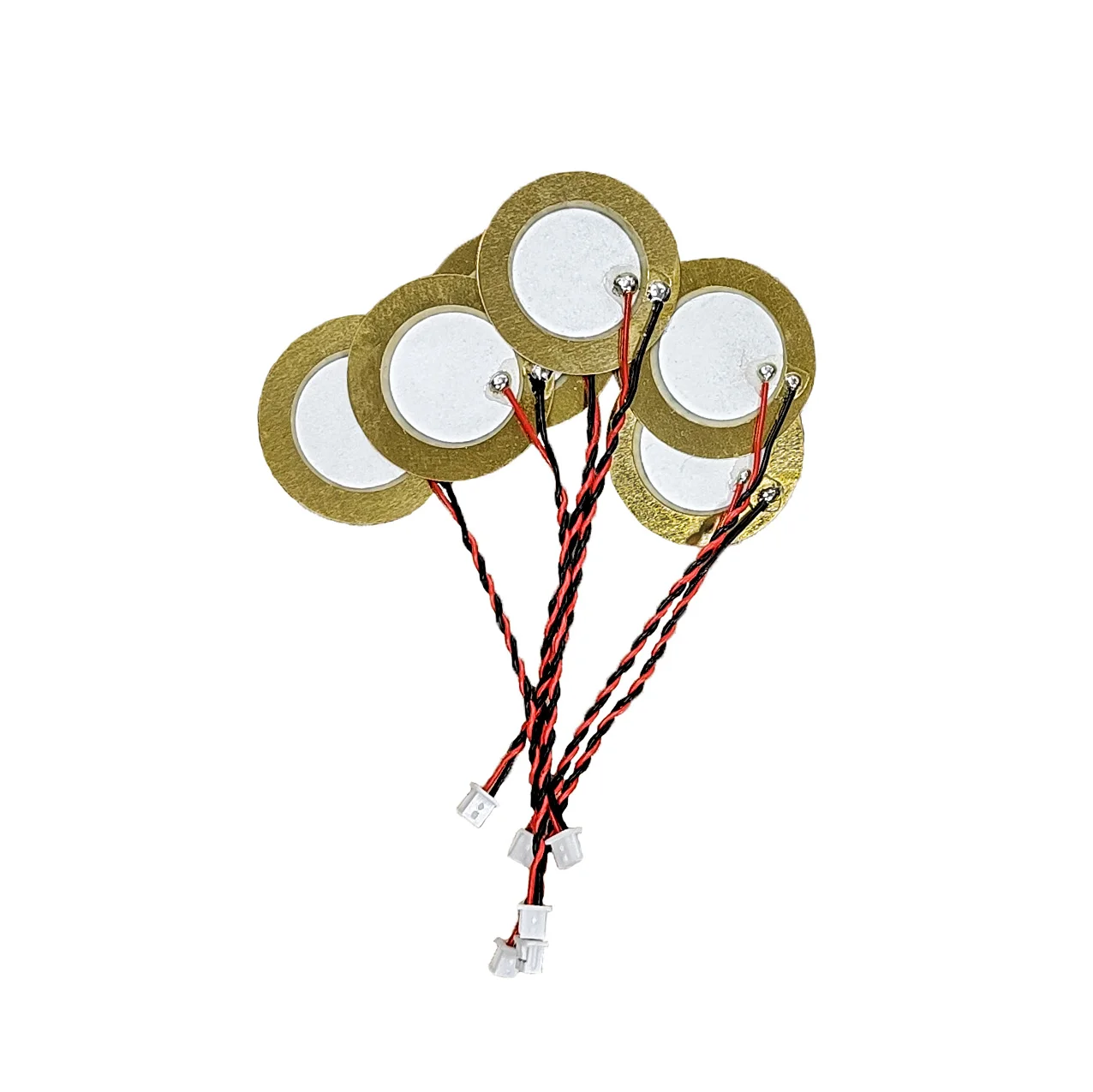 Manufacturer Dia 27mm Copper with terminals wires for Buzzer Speaker Sensor Alarm Piezoelectric Ceramic Wafer Board Element