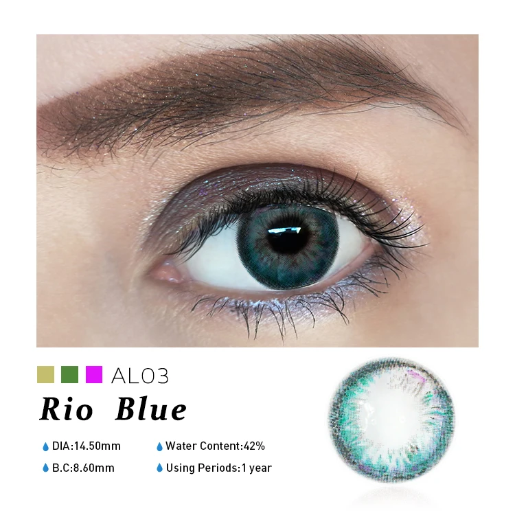  Линзы для жидкости Rio Eyes мягкие цветные контактные линзы бесплатная доставка высококачественные Волшебные очаровательные