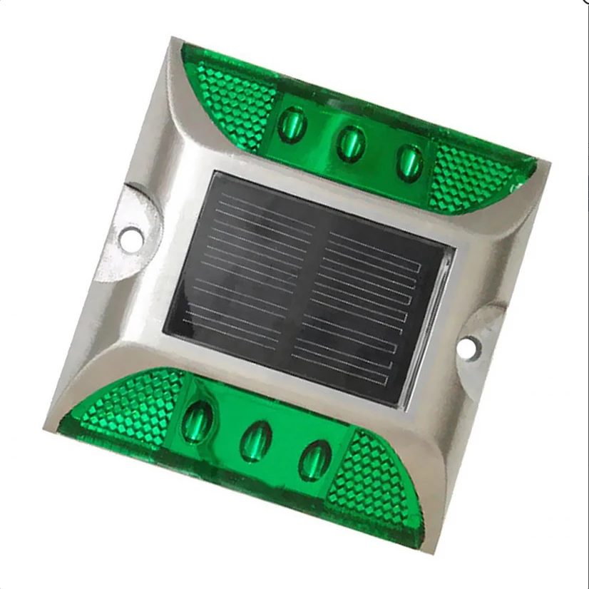 Solar Deck Lamp Led Dock Flashing Lights Cat Eye Reflector Solar Road Stud Pavement Marker Anchor Warning Lights