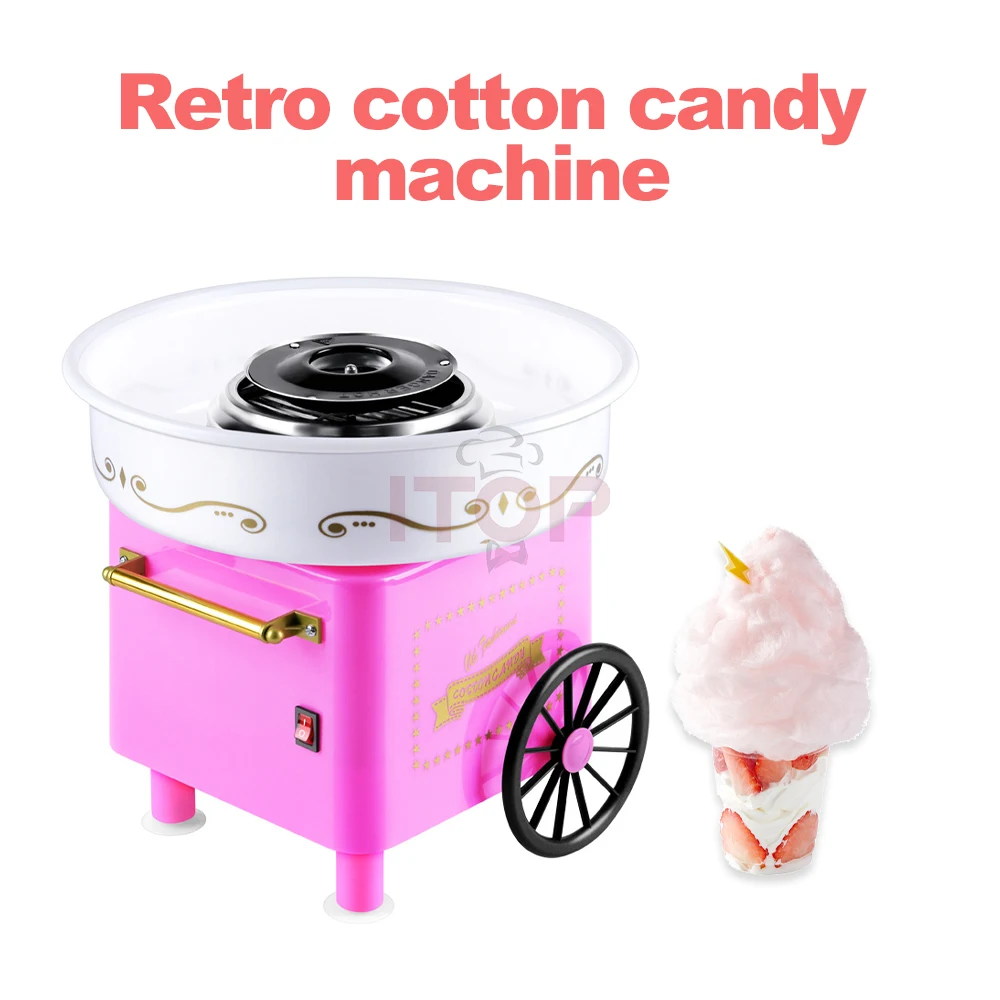 Snack Machine Popcorn Marshmallow Machine high quality mini plastic home cotton candy maker machine