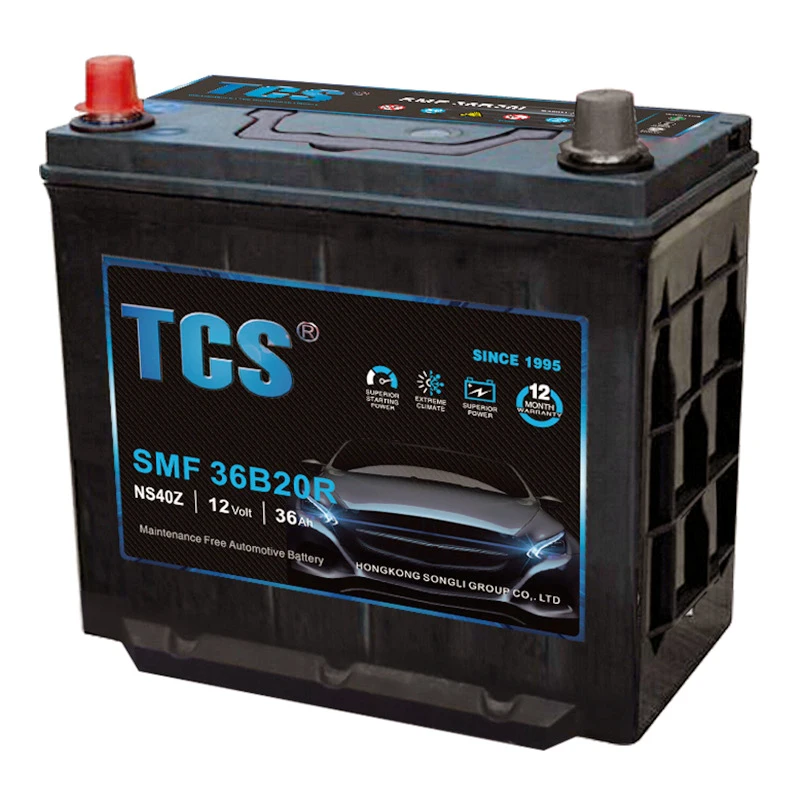 Good Composition Japanese Jis Cars/Vehicle 340 Cca 32 Ah 36B20R Ns40Z Hybrid Car Battery Cell Manufacture For Loaders