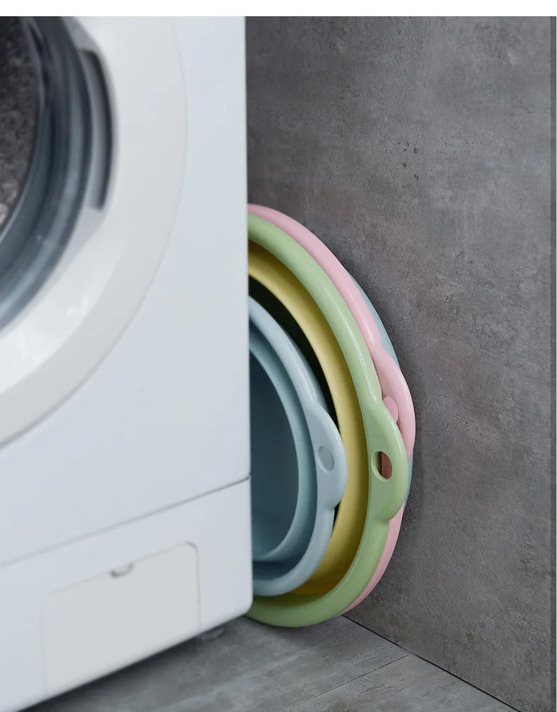 luxury unique Blue Pink portable adjustable folding plastic pp TPR material baby bathroom hair hand face shampoo wash basin